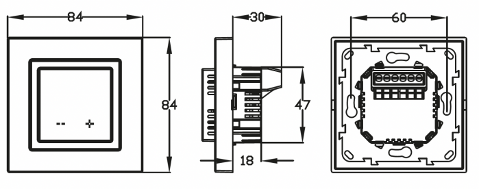 Termostat ET-44 - WIFi Control , cu senzor de pardoseala inclus - imagine 2
